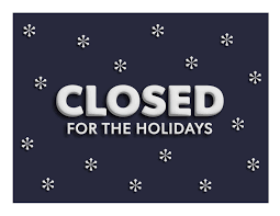 Closed for Extended Easter Break